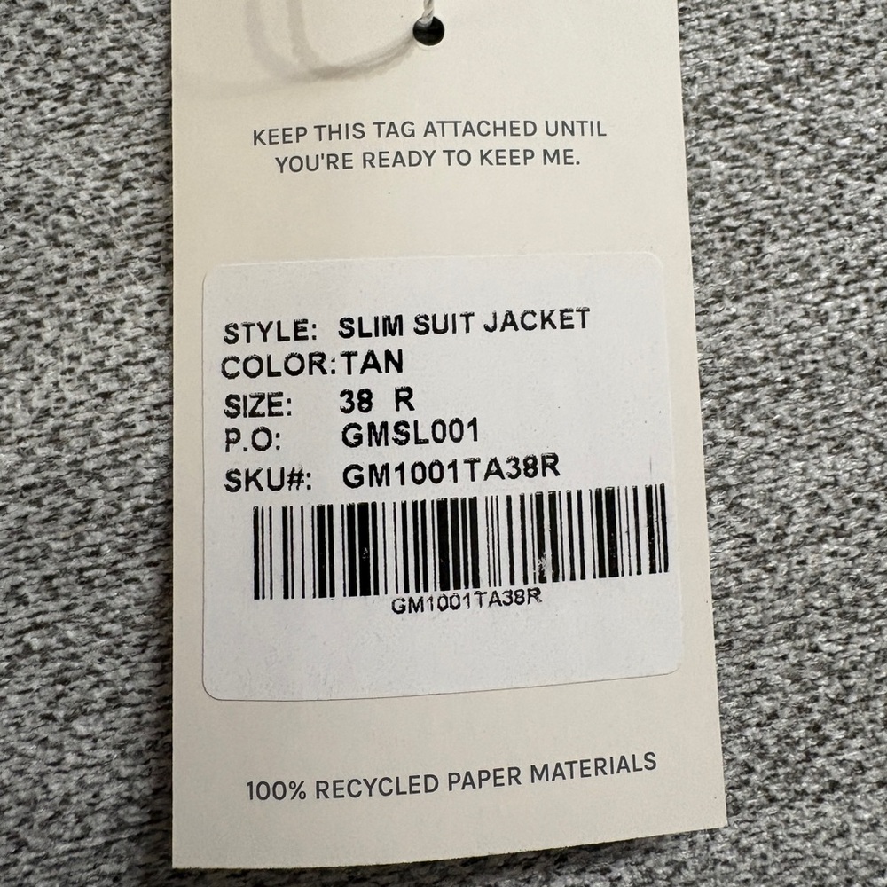 Birdy Grey Tan Suit Jacket - Picture 3 of 3